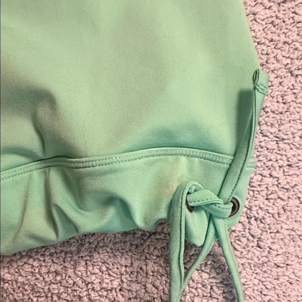 Athleta Light Mint Racerback Drawstring Tank - image 4